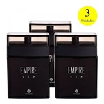 Ficha técnica e caractérísticas do produto Kit 3 Perfumes Empire Vip - Originais