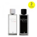 Ficha técnica e caractérísticas do produto Kit 2 Perfumes Hype For Him + Hype For Her - 100ml