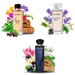 Ficha técnica e caractérísticas do produto Kit 3 Perfumes In Woman + Queen Of Life + Miss Dream La Rive