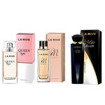 Ficha técnica e caractérísticas do produto Kit 3 perfumes In Woman, Queen Of Life, Miss Drean La Rive