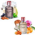 Ficha técnica e caractérísticas do produto Kit 2 Perfumes La Rive Cute e Queen Of Life 30ml Feminino