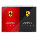 Ficha técnica e caractérísticas do produto Kit Perfumes Masculino Eau de Toilette Ferrari Scuderia Black 125ml + Ferrari Scuderia Red 125ml