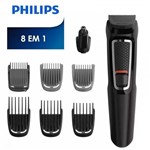 Kit Philips Barbeador e Aparador de Pelos Multigroom 8 em 1