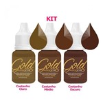 Ficha técnica e caractérísticas do produto Kit 3 Pigmentos Mag Gold 15 Ml - Mag Estética