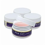 Ficha técnica e caractérísticas do produto Kit Pink Gel Lu2 Piubella 14 Gramas - 4 Unidades