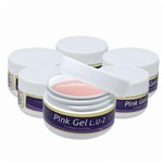 Ficha técnica e caractérísticas do produto Kit Pink Gel Lu2 Piubella 14 Gramas - 6 Unidades