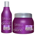 Ficha técnica e caractérísticas do produto Kit Platinum Blond Shampoo Bluebery + Máscara - Matizador para