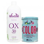 Kit Pó Descolorante e Oxidante 30V - Merci - Sweet Hair - Sweet Professional