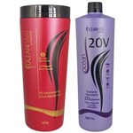 Ficha técnica e caractérísticas do produto Kit Pó Descolorante Ultra + Água Oxigenada Matizadora 20 Volumes - Ocean Hair - Oceanhair