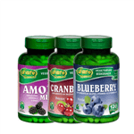 Ficha técnica e caractérísticas do produto Kit Polifenois Antioxidantes Amora + Blueberry + Cranberry 120 Cápsulas Unilife