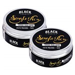 Kit Pomada para Cabelo Modeladora Efeito Molhado Brilho Black Barts® Single Ron