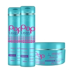 Ficha técnica e caractérísticas do produto Kit Pop Teen Home Care Shampoo + Cond + Mascara Absoluty Color