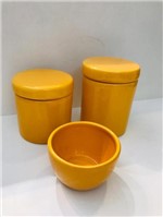 Ficha técnica e caractérísticas do produto Kit Porcelana Amarelo - Rossi Nieri