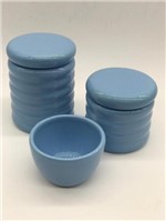 Kit Porcelana Azul Claro Perolado- Rossi Nieri