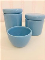 Ficha técnica e caractérísticas do produto Kit Porcelana Azul