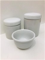 Ficha técnica e caractérísticas do produto Kit Porcelana Branco Liso - Bv