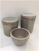 Ficha técnica e caractérísticas do produto Kit Porcelana Cinza Perolado - Rossi Nieri