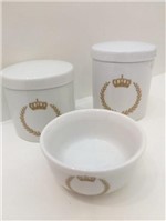 Ficha técnica e caractérísticas do produto Kit Porcelana Príncipe Bege