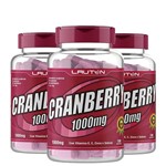 Ficha técnica e caractérísticas do produto 3 Potes Cranberry 1000mg 180 Comprimidos Lauton - Lauton Nutrition