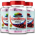 Kit 3 Potes Cranberry 1000Mg 180 Comprimidos Lauton