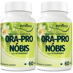 Kit 2 Potes Ora Pro Nóbis Com Vitaminas 500Mg 60 Cápsulas Nutrivale
