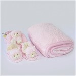 Ficha técnica e caractérísticas do produto Kit Presente Ovelha Carola 3 Peça Zip Toys Rosa
