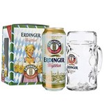 Ficha técnica e caractérísticas do produto Kit Presenteável Erdinger Lata - 1 Cerveja + Caneca
