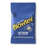 Ficha técnica e caractérísticas do produto Kit Preservativo Blowtex Action - com 12 Unidades