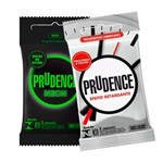 Ficha técnica e caractérísticas do produto Kit Preservativo Prudence Efeito Retardante 3 Unidades + Preservativo Neon 3 Unidades