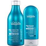 Kit Pro-Keratin Refill LOréal Professionnel Shampoo 250ml e Condicionador 150ml - Loreal