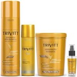 Ficha técnica e caractérísticas do produto Kit Profissional 03 Produtos Nova Trivit T + Reparador Pontas