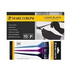 Ficha técnica e caractérísticas do produto Kit Profissional com 3 Pincéis para Tintura + 10 Luvas Black para Processos Químicos - Marco Boni