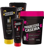 Kit Progressiva Caseira Shampoo Cond Másc Finalizador Muriel - Muriel Cosméticos
