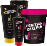 Ficha técnica e caractérísticas do produto Kit Progressiva Caseira Shampoo Cond Máscara Finalizador Muriel