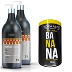 Ficha técnica e caractérísticas do produto Kit Progressiva Estilise Plus 1L e Mascara Hidratação Banana