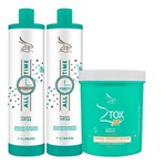Ficha técnica e caractérísticas do produto Kit Progressiva Shampoo Máscara Organic All Time Ztox Zero Zap Cosméticos
