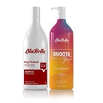 Ficha técnica e caractérísticas do produto Kit Progressiva Smooth Fashion 1kg e Shampoo Lilabella