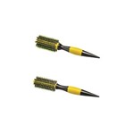 Ficha técnica e caractérísticas do produto Kit ProHit Profissional Yellow 1 Escova 20mm + 1 Escova 25mm