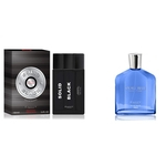 Ficha técnica e caractérísticas do produto Kit Promoção Fique em Casa Cheiroso(a) Perfume Solid Black 100 ml + 100 ml