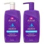 Ficha técnica e caractérísticas do produto Kit Promocional Shampoo + Condicionador Aussie Mega Moist - 865Ml