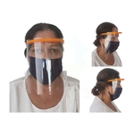 Ficha técnica e caractérísticas do produto Kit Proteção Rosto Transparente Viseira Full Face Máscara AB