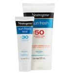 Kit Protetor Neutrogena Sun Fresh Fps 50 120ml + Facial Fps 30 50g