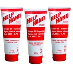 Ficha técnica e caractérísticas do produto Kit Protetor Pele Help Hand G3 200g Henlau 03un
