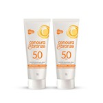 Ficha técnica e caractérísticas do produto Kit Protetor Solar Facial Cenoura e Bronze FPS 50 50g 2 Unidades