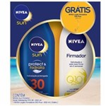 Ficha técnica e caractérísticas do produto Kit Protetor Solar Nivea Sun Fps30 200Ml + Creme Nivea Firmador Q10 200Ml