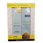 Ficha técnica e caractérísticas do produto Kit Protetor Solar SkinCeuticals UV Oil Defense FPS 80 com Cor 40g + R10 Leve LHA Cleasing 80g