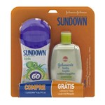 Ficha técnica e caractérísticas do produto Kit Protetor Solar Sundown FPS 60 120ml + Repelente Jonhsons Baby Loção Antimosquito