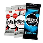 Ficha técnica e caractérísticas do produto Kit Prudence Preservativo Efeito Retardante 6 Unidades + Preservativo Extra Grande Ultra Sensível 6 Unidades