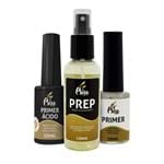 Ficha técnica e caractérísticas do produto Kit Psiu Preparadores Primer com e Sem Acido e Prep Spray