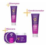Ficha técnica e caractérísticas do produto Kit Pure Blonde com Shampoo, Condicionador e Máscara Desamareladora - Fashion